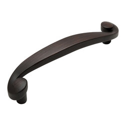Cosmas - Swirl Cabinet Pull, 3-3/4" Hole Centers, Oil Rubbed Bronze, Set of 10 - Cabinet And Drawer Handle Pulls