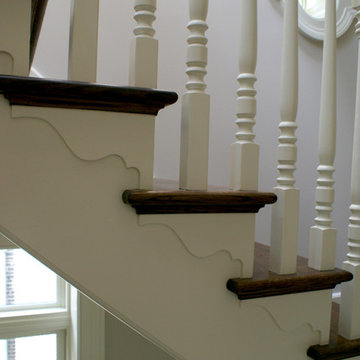 Classic Stair with Back Paneling