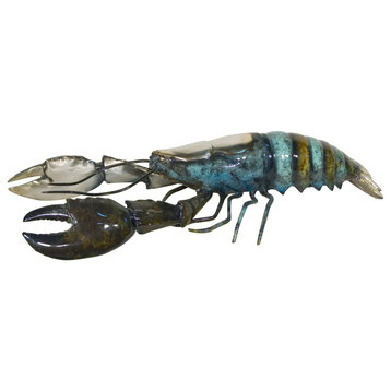 26" Lobster, Special Patina Sculpture