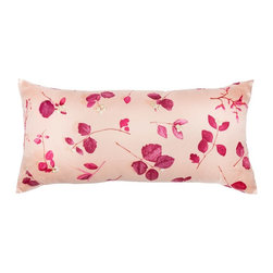Pink "Winter Walk" Herm&egrave;s Silk Scarf Pillow - Decorative Pillows