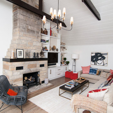 Split-Level Lakeside Remodel for Relaxation and Rental