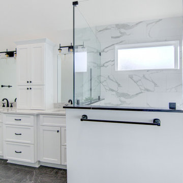 Timeless Primary Bathroom Remodel - Olathe, Kansas