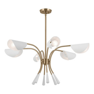 Phix 2 Light Wall Sconce Champagne Bronze With Greige and White by Kichler  Lighting