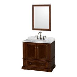 Antique Bathroom Vanities in Cherry Finish - Bathroom Vanities And Sink Consoles