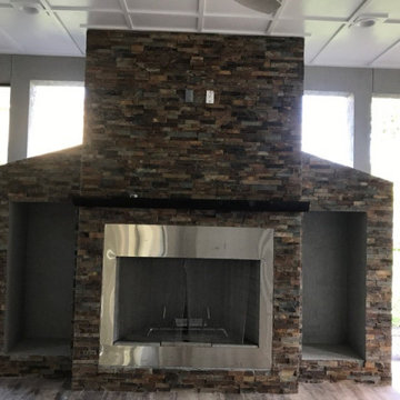 Peng covered lanai/ Summer kitchen