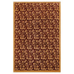 Bareens Designer Rugs - Boho Chic Ziegler Yolanda Red Gold Hand-Knotted Wool Rug - 8'11'' x 11'11'' - Enhance the ambiance of your home with this magnificent Persian-influenced Turkish hand-knotted rug made by skilled artisans capable of creating the most exceptional vegetable dyes and hand-spun wool. This exquisite handmade rug is a one-of-a-kind Peshawar Kafkaz, otherwise identified as Chobi, Chobi Peshawar, Oushak, or Ziegler rug. These handmade rugs are crafted in Pakistan utilizing superior-quality wool imported from Australia, New Zealand, and Korea in two types of weaves: the Persian weave and the Mori weave. This rug is meticulously crafted by hand using the finest natural vegetable dyes extracted from local plants. The artisans use a blend of hand-spun local and fine merino wool, resulting in a rug with a compelling texture, higher lanolin content, and longer staple. The artisans occasionally incorporate natural or artificial silk into the pile to enhance specific motifs. The finished product is an awe-inspiring execution of flawless design and an understated palette that exudes elegance.