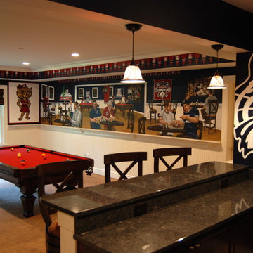 University of Arizona Sports Bar themed Mural by Tom Taylor of Wow Effects