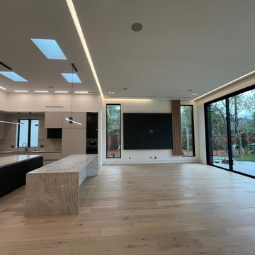Kitchen - Elegance in Light: A Masterclass in Modern Minimalism