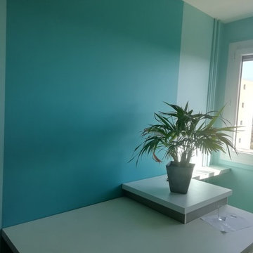 Transformation d'un appartement terne en un appartement moderne et chaleureux