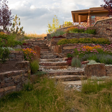 Natural Stone Mountain Landscape