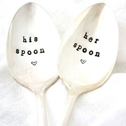Honeymooner Spoons - Set of 2 - Home Decor