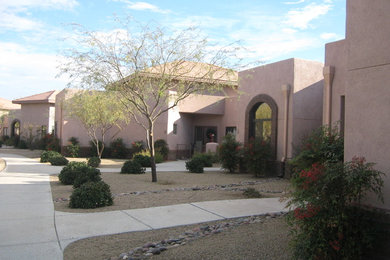 Inspiration for a timeless exterior home remodel in Phoenix