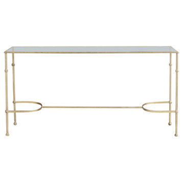 Lucielle Console - Gold, Clear