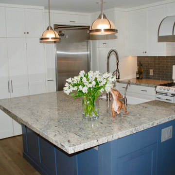 Modern kitchen with a retro vibe