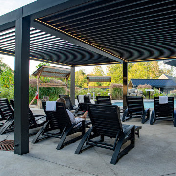 Pergola at Vettä Nordic Swim Spa