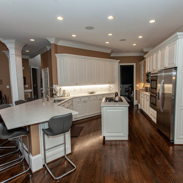 Open Floor Plan Kitchen, Dining, and Living Room