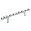 Cosmas 305-4CH Polished Chrome 4” CTC (102mm) Euro Bar Pull