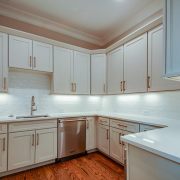 Nashville, TN Kitchen | Craftsman White Cabinets | Timberland Cabinetry Company