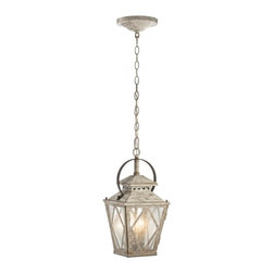 2 Bulb Pendant Kichler Lighting by Hayman Bay with Distressed Antique White fini - Lighting