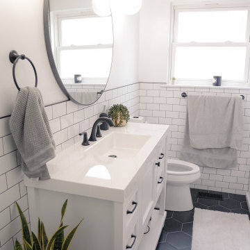 Victorian Inspired Powder Room