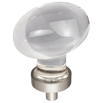 Jeffrey Alexander G110L Harlow 1-5/8 Inch Glam Football Egg Glass - Satin