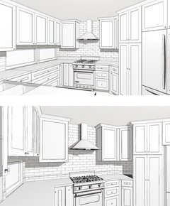 Range position in Kitchen Remodel | Houzz Forum
