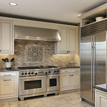 antique white kitchen