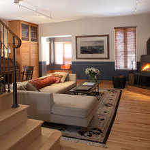 chic industrial livingroom