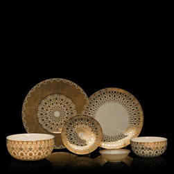 Aurum Dinner Set For 6 - Dinnerware Sets