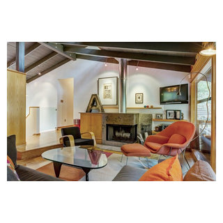 S&PB Renovation/Addition - Midcentury - Living Room - St Louis - by ...