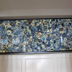 Back-lit Agate Stone - Mixed Media Art