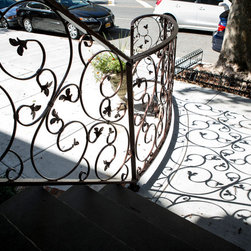 Wrought Iron Railing and Gate. - Home Fencing And Gates