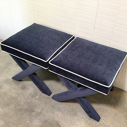 Custom X Benches - Footstools And Ottomans