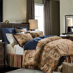 Paseo Road by HiEnd Accents - Tammy Paisley Comforter Set, Full, 3PC - Tammy represents the romantic side of Western elegance, with its swirling, floral paisley and rich medallions woven into a lush, golden background. Tammy's palette lends itself to a wide array of accent pieces, with our favorite being our Linen Cotton Diamond Quilt in navy. Coordinating pillows and bed skirts from the Tammy Collection are also available separately to complete the look.