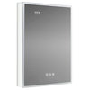 LED Mirror Medicine Cabinet With 3X, Defogger, Dimmer Outlets and USB, 20/L