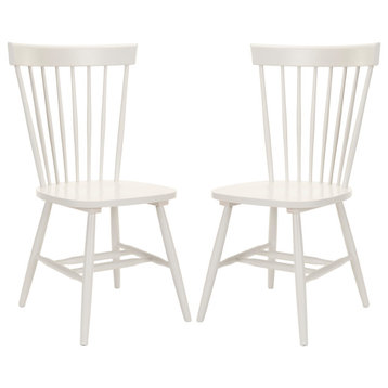 Safavieh Parker Spindle Dining Chair, Set of 2, Off-White