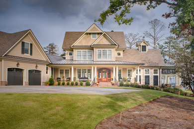 Example of a classic exterior home design in Other