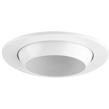 4" Satin White LED Recessed Eyeball Trim for 4" Housing, P804N series