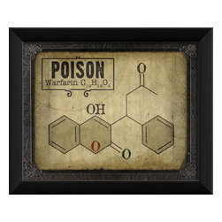 The Artwork Factory - Poison Molecule Framed Artwork - Prints And Posters