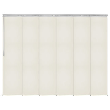 Scarlet 6-Panel Track Extendable Vertical Blinds 98-130"W