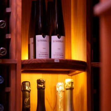Pitcher wine cellar.