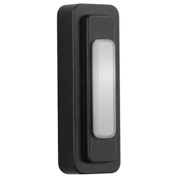 Craftmade 2 Light Surface Mount Lighted Push Button, Tiered, Black