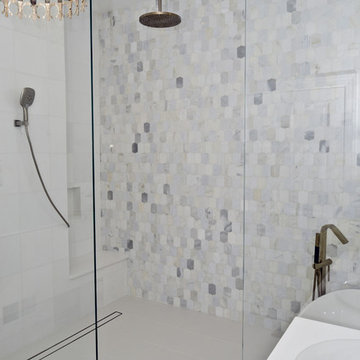 Undeniably a Spa Feeling in a Stunning Master Bathroom Remodel in Haymarket VA