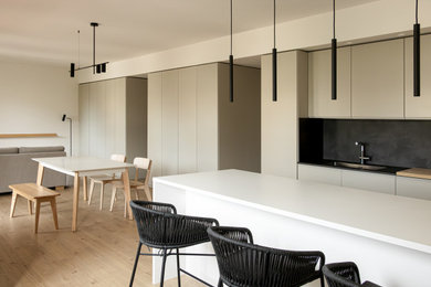 Ispirazione per una cucina contemporanea
