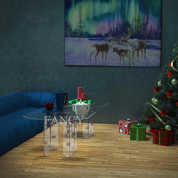 OLYMPIA GLASS DINING TABLE - Furniture