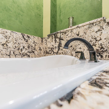Delicatus White Granite Bathroom Countertops