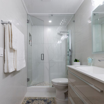 Master Bath Remodel: Double Vanity & Steam Shower | Magy Interiors