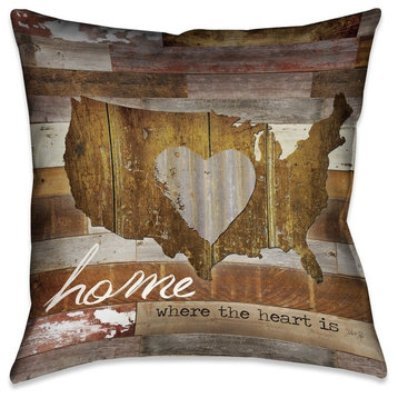 Laural Home Land That I Love Outdoor Decorative Pillow, 18"x18"