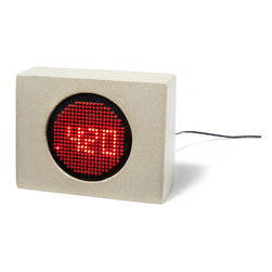 Concrete Desk Clock - Desk Accessories