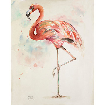 "Flamingo II" Canvas Art, 16"x24"